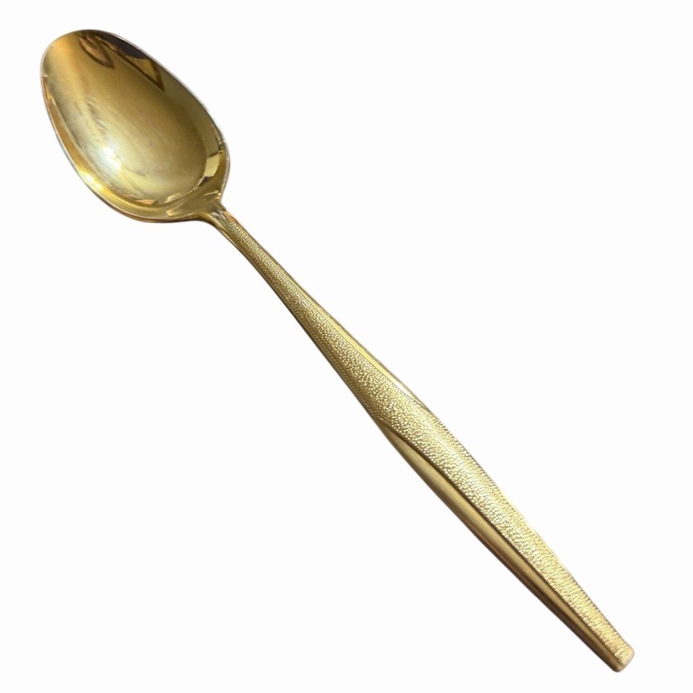 Antigua (Gold Electroplate) Flatware Royalton Florentine Soup Spoon‎ Replacement